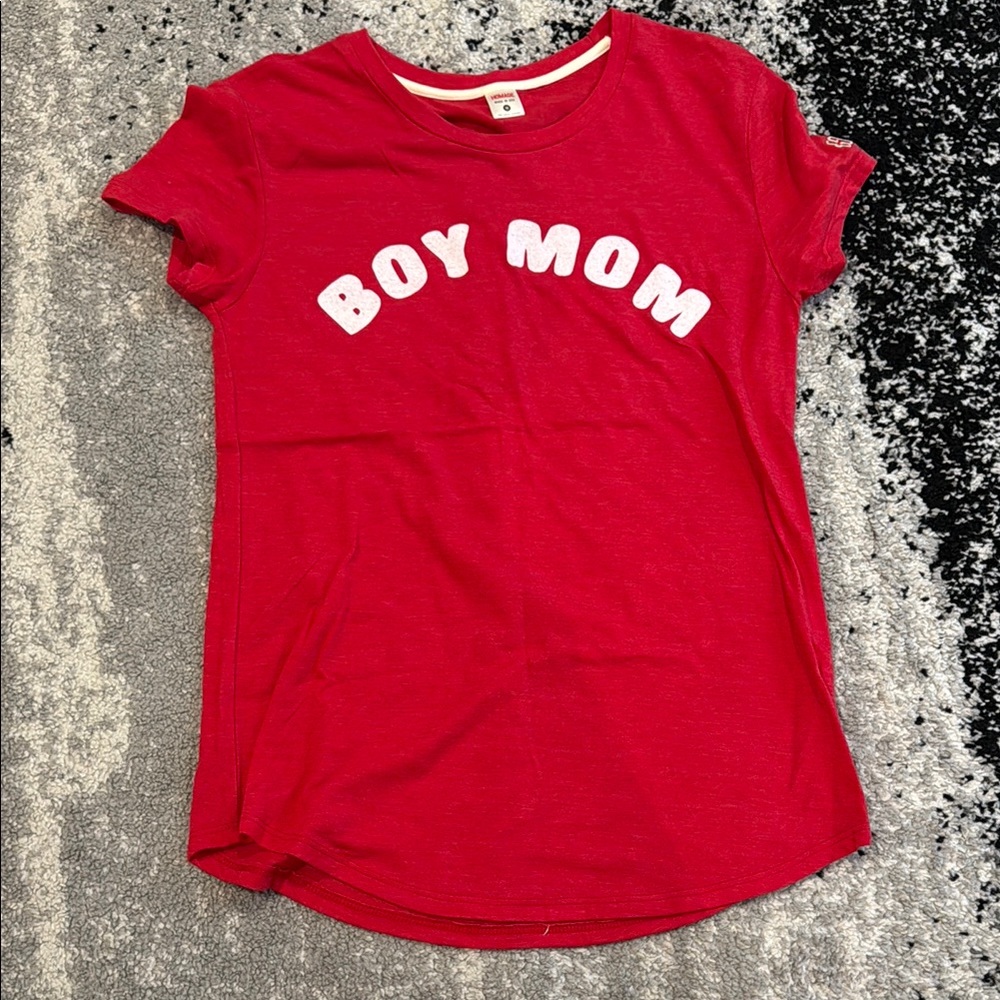 Homage Red 'Boy Mom' Women’s T-Shirt